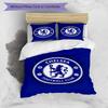 3pcs Football Team (35) Design Cover Set - HD Printed Bedding with 1 Cover and 2 Pillowcases - Perfect for Home and Dorm Decor