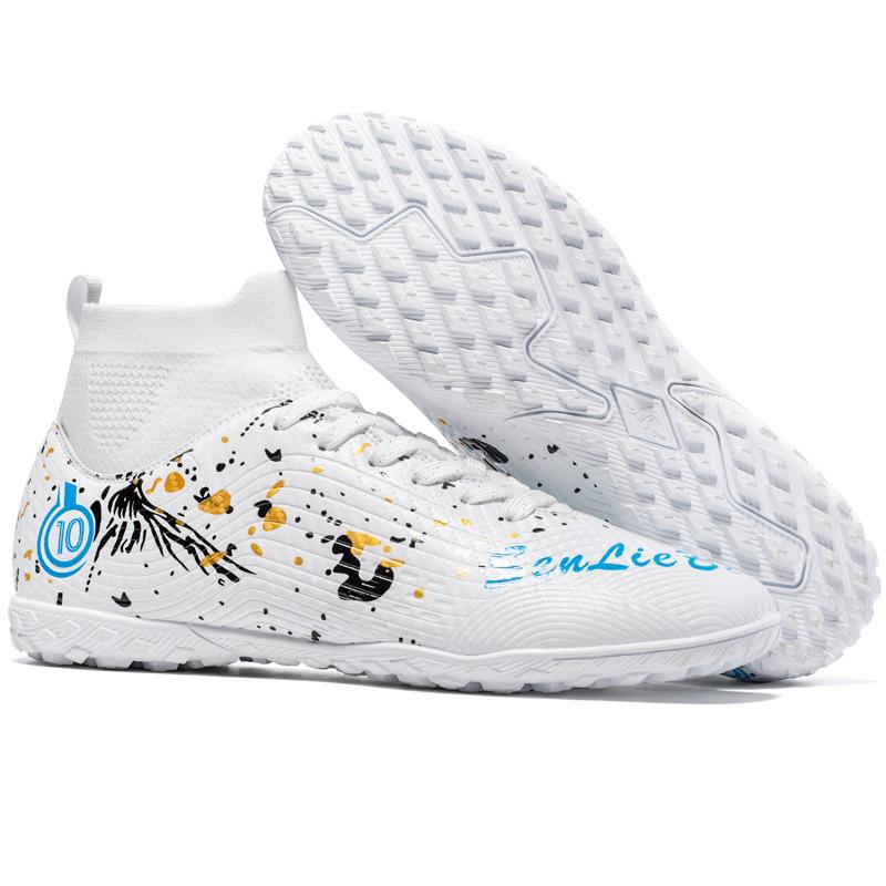 

Новые высокие футбольные бутсы длинные ногти сломанные ногти мужские и женские футбольные бутсы трава студенческие тренировочные бутсы 46