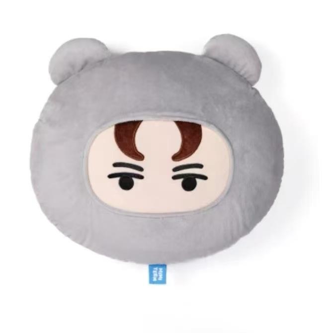 SEVENTEEN Miniteen Kpop regalo Muñeco de peluche Cojín facial almohada pop up MD Nonver gray