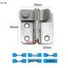 Stainless Steel Anti-Theft Indoor Door & Window Lock Bolt