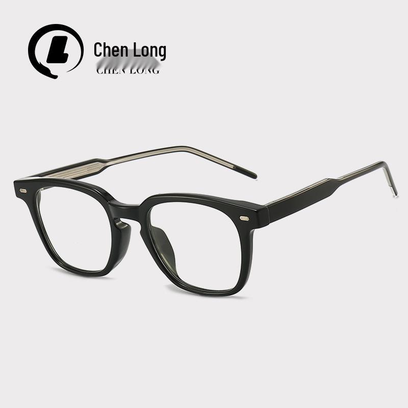 Blush GM Women's Eyeglass Frames Kub2116 - No Makeup Plano Anti-Blue Light Men's Transparent Black Frame