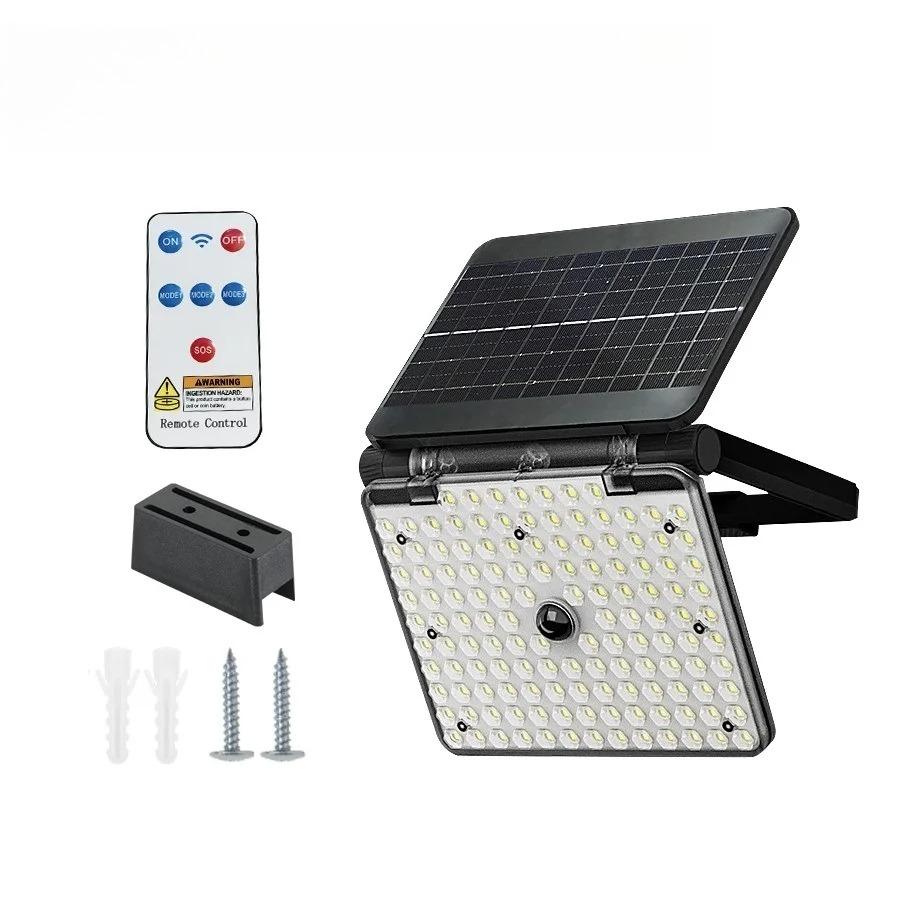 

600 Вт Найновіший Дизайн Вуличний Світлодіодний Сонячний Ліхтар 3 Режими Датчика Сонячний Прожектор Сонячний Настінний Вуличний Ліхтар для Саду Дорожки Кемпінгу 1pc