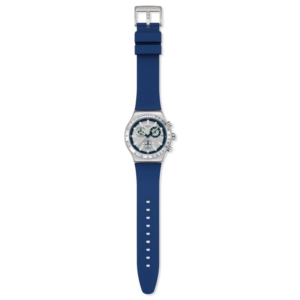 [Swatch] NEW IRONY CHRONO BLUE REFLECTIVE Watch YVS539 Unisex Adult Blue
