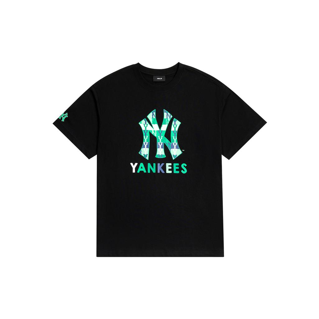 New MLB New York Yankees T Shirts Unisex Black 3ATSM0933-50BKS