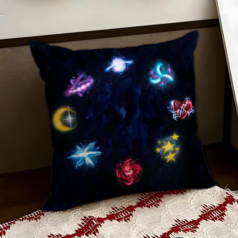 SSaiko SSakura Spanish Cushion Cover Reversible Soft Durable Pillow Cover Home  Car MultiScene Use for Daily Comfort
