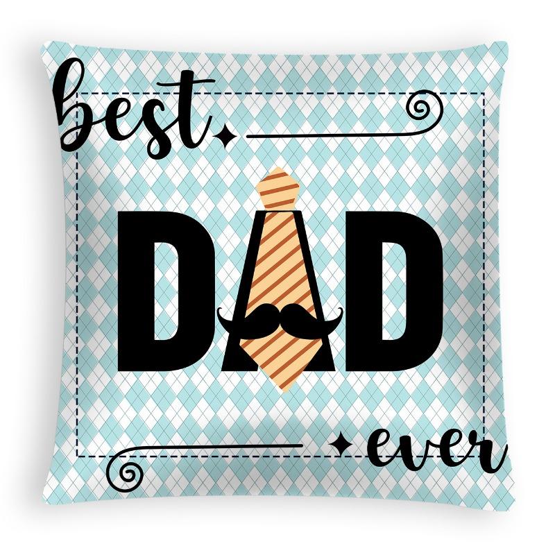 New Father's Day Pillowcases Are Stably Available for Holiday Home Sofa Cushions with Letter Prints
