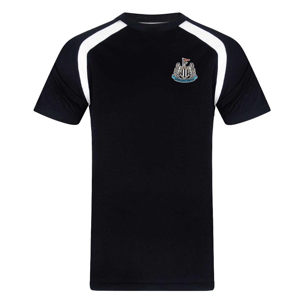 Newcastle United FC Mens Crest Polyester T-Shirt