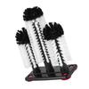 Versatile Glass Washer 3 Brush Glass Washing Brushes With Suction Base Bar Glass Cleaner For Bar,Kitchens,Red Wine Glasses,Cup