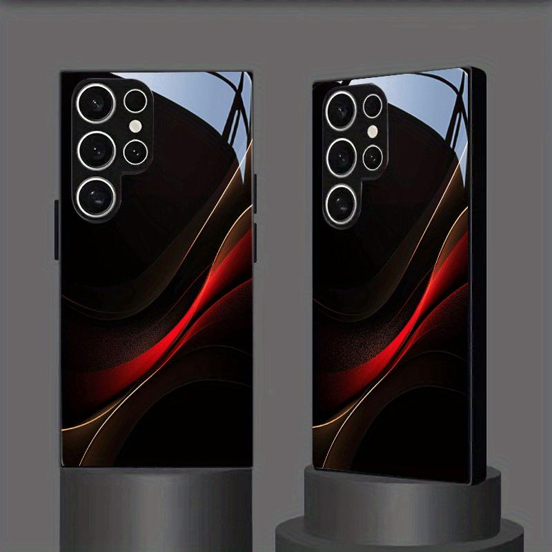 Exquisite Luxury High-end PhoneCase Glass TPU PhoneCase for Samsung Galaxy S26 S25 S24 S23 S22 S21 FE,Ultra,Plus Dropresistant