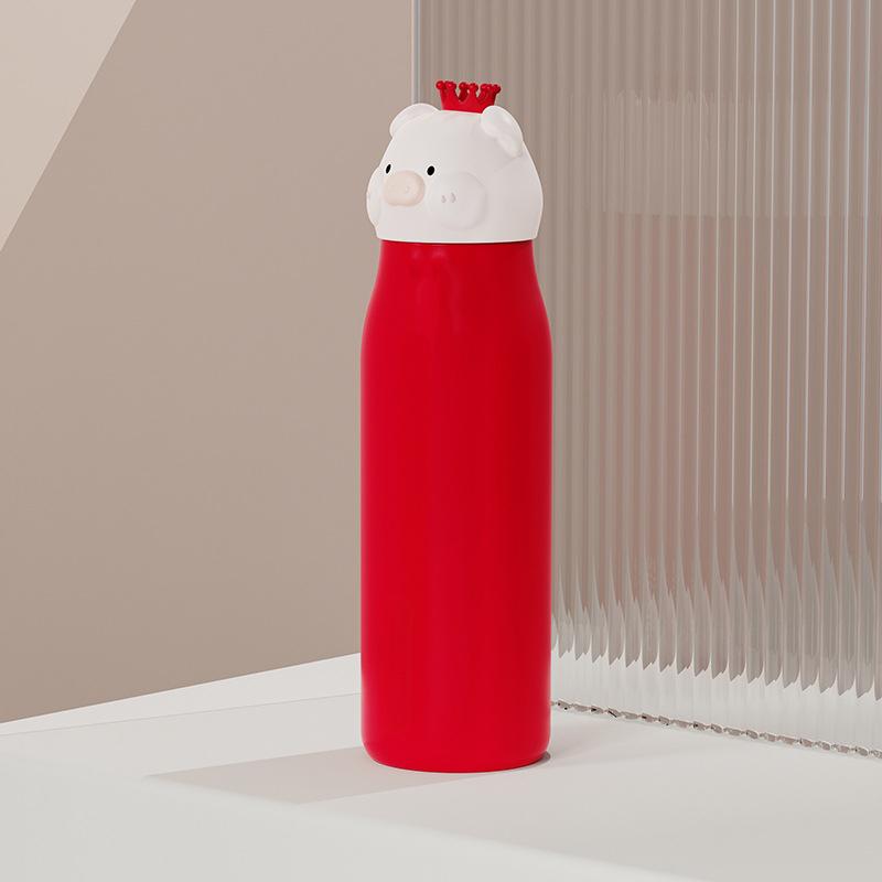 Vacuum Flask Female High-value Cute Pot-bellied Children's and Students' Water Cups Are Small and Portable.