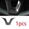Real Carbon Fiber Steering Wheel U Type For Benz E-Class Cover Trim 2016-2018