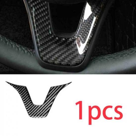 Real Carbon Fiber Steering Wheel U Type For Benz E-Class Cover Trim 2016-2018