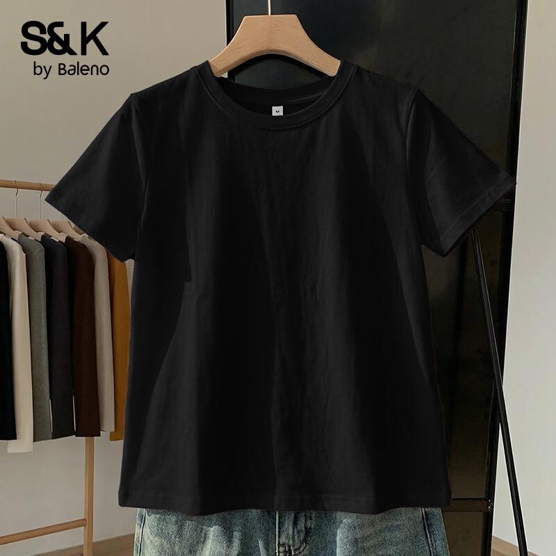 

Baleno S&K Women s Pure Cotton Short-Sleeve T-Shirt L