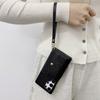 For Samsung Galaxy S25 Ultra Case Mirror Design PU Leather Back Cover with Card Slots,Wrist Strap