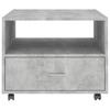 Coffee Table Concrete Gray 55 x 55 x 40 cm Particleboard