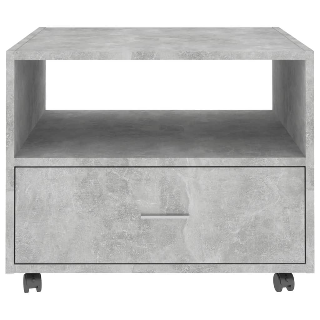 Coffee Table Concrete Gray 55 x 55 x 40 cm Particleboard