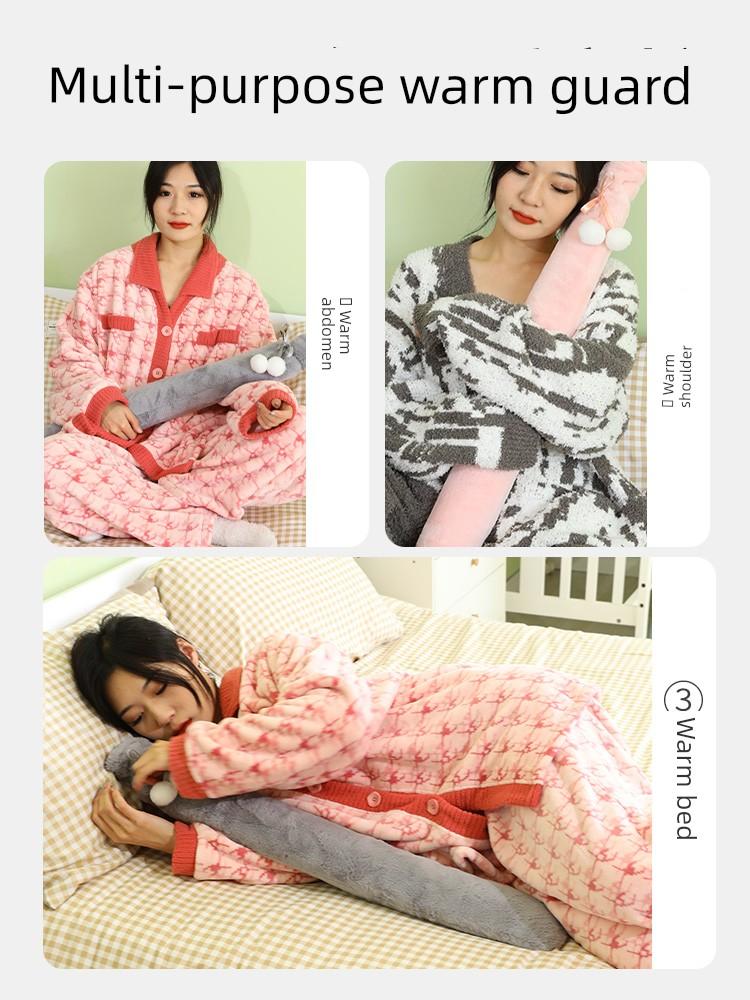 Warm Fire Long Hot Water Bags Water Injection Hand Warmer Heating Pad Bed Special Irrigation Warm Bed Winter Kids Warm Feet