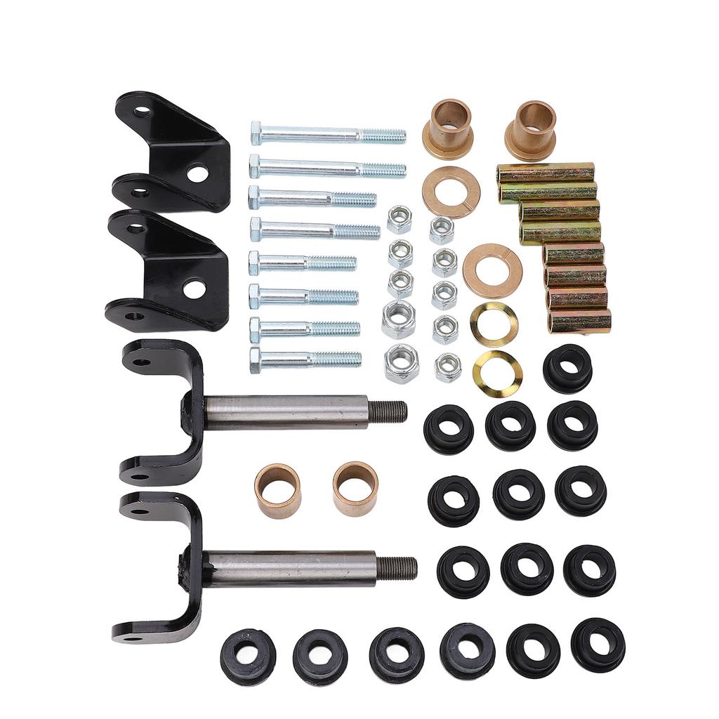 Golf Cart Front End Repair Kits 1016386 Suspension King Pin Spindle Bushing Kit Replacement for Club Car DS Gas