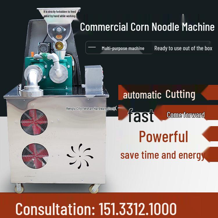 Fully Automatic Commercial Noodle Maker for Corn, Rice, and Whole Grains