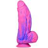 Female Meat Tyrant Liquid Silicone Animal Horse Donkey Penis Thick and Long Color Simulation Fake Penis Anal Plug Sex Toys
