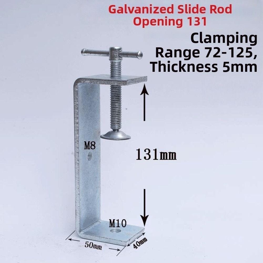 Adjustable Square Clamp Zinc Plating Fixed Holder Clip Professional C-clamp Hardware Fasteners