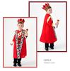 Red King of Spades Halloween Costume - Kids' Fairy Tale Role-Play Outfit