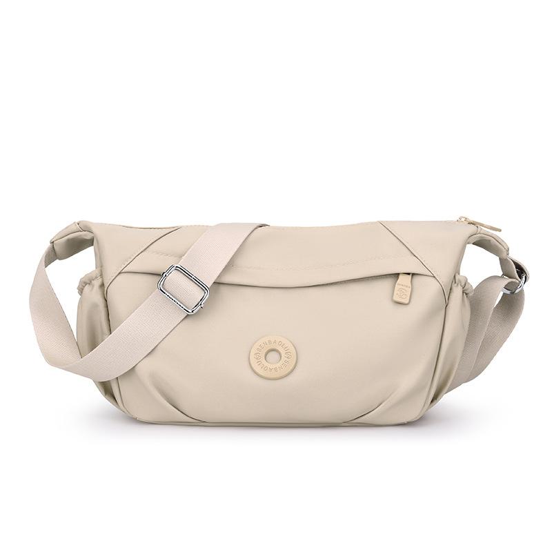 Water-Resistant Nylon Handbag Women's Lightweight Multi-Compartment Large Capacity Shoulder Bag