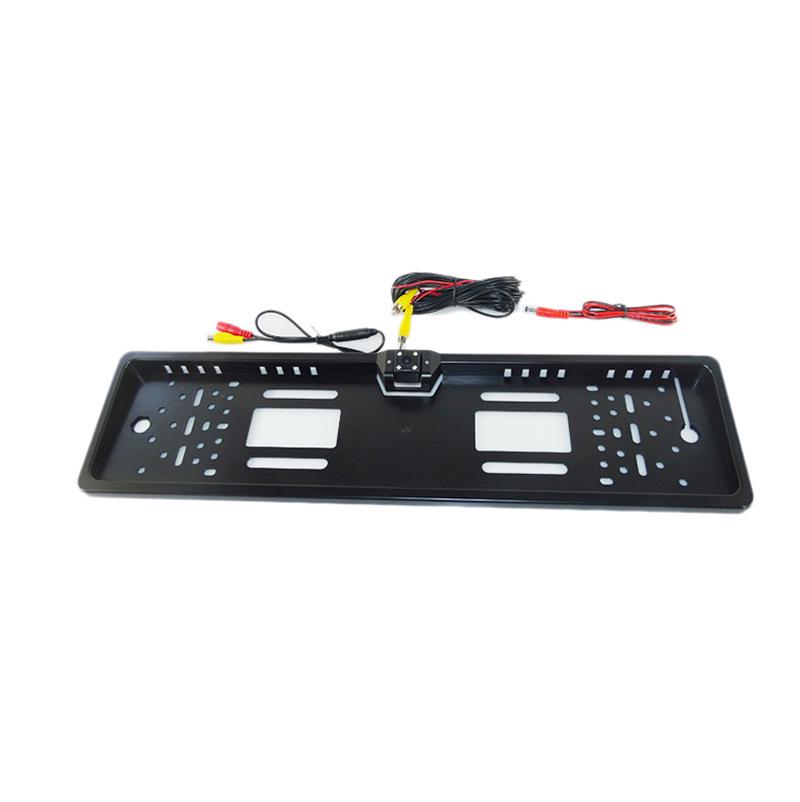 Suport european pentru plăcuța de înmatriculare cu cameră