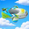 Inflatable Swimming Circle Aircraft Shape Boat Children's Swimming Ring  Water Play