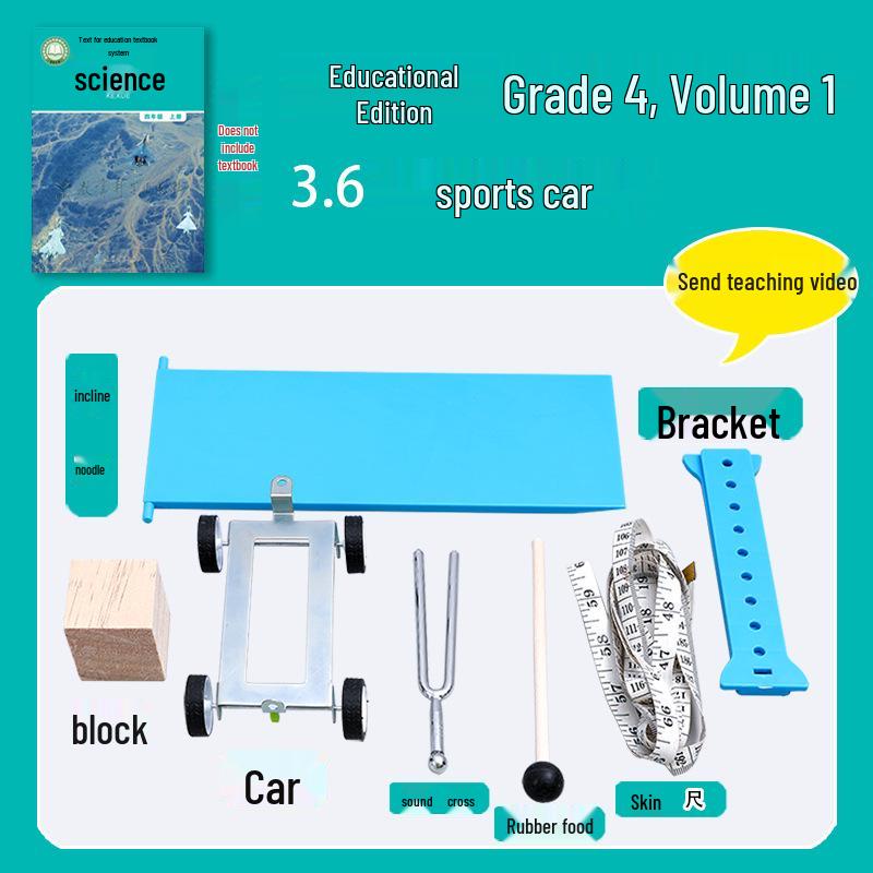 

4th Grade Science Experiment Kit: Textbook Edition with Motion Car
