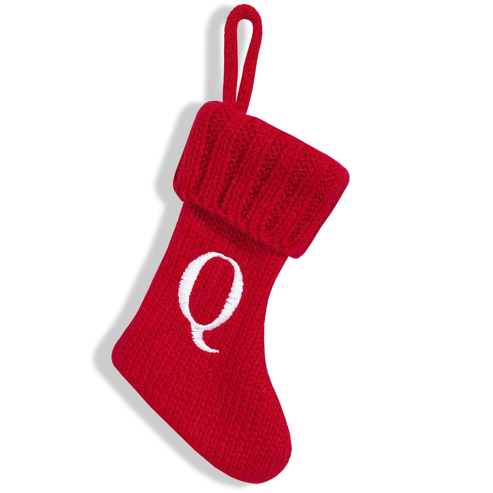 Christmas Footprint Stocking Cutlery Holder & Ornament