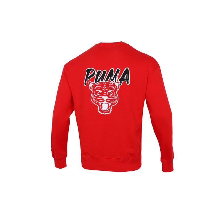

Puma Спортивный пуловер с логотипом Fun Logo, мужские топы, красный 536574-11