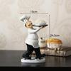 American Chef Doll Soft Figurine - Dessert & Pastry Shop Display Model