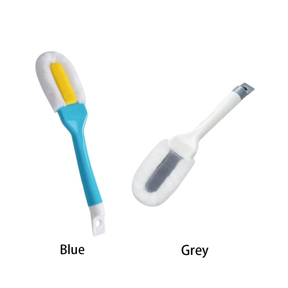 Soft No Damage Shoe Brush Multifunctional Long-handled Shoe Brush Silicone Sponge Shoe Cleaning Brush Household Cleaning Tool