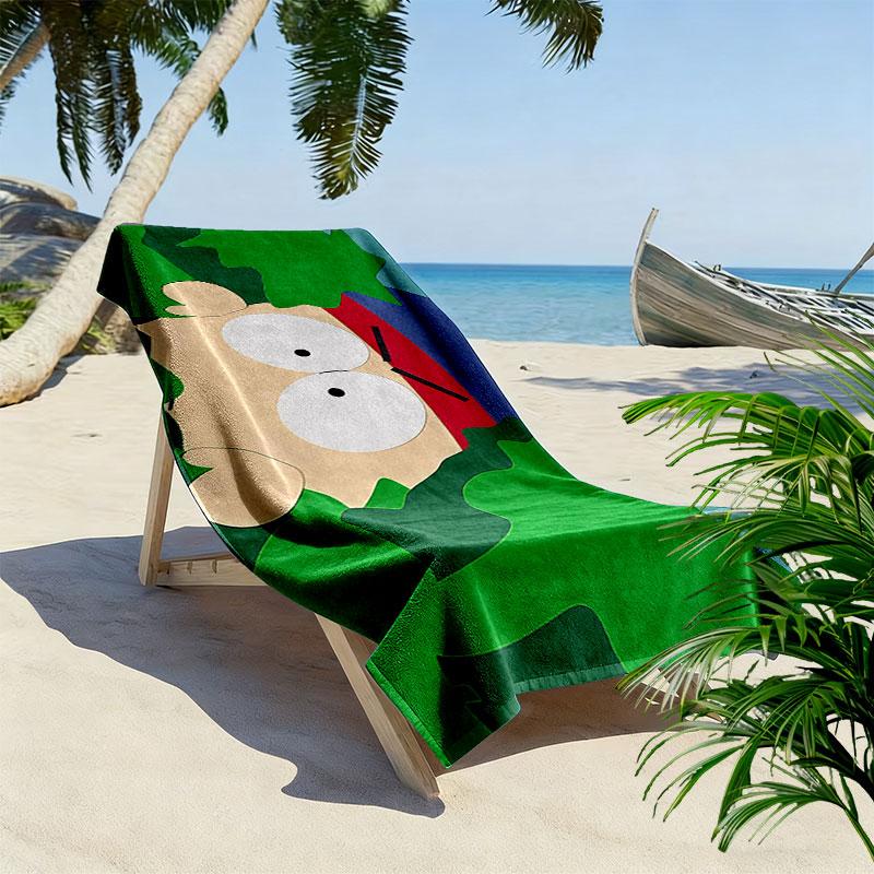 Stan Marsh Print Beach Towel, Large Soft Quick Dry Towel for Beach Camping Swimming