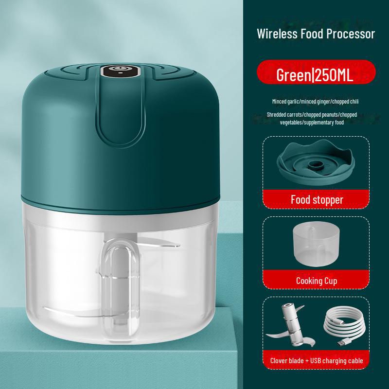 Wireless Mini Garlic Masher - Multi-function Automatic Cooking Tool