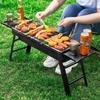 Portable Foldable Charcoal BBQ Grill with Storage
