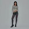 TATTOOED GRAPHIC TIGHTS_CHARCOAL