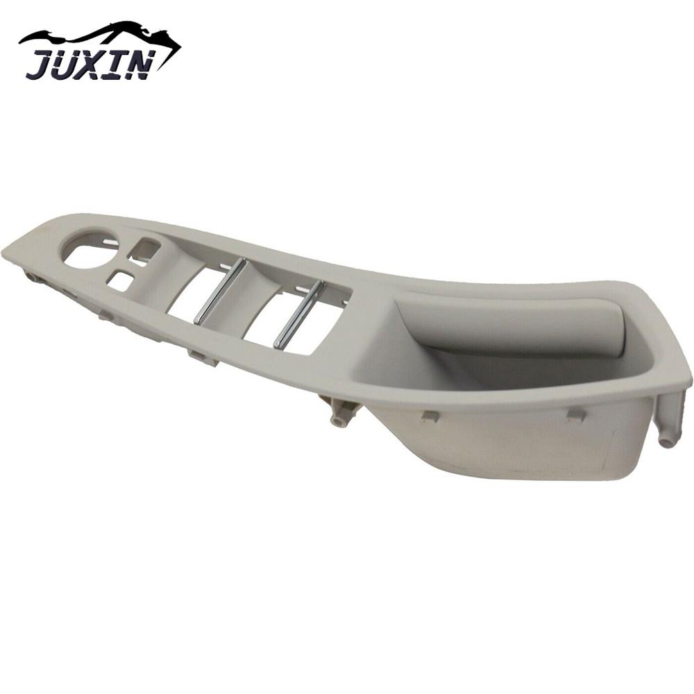 Innere Tür Panel Griff Pull Trim Set Fenster Schalter Armlehne Scheibe Fit Für BMW 5 Series F10 F11 Grau 51417225873