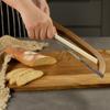 Cuchillo de Pan de Madera Anti-goteo para Hornear Baguette Pastel Cuchillo Serrado para Tostadas Sierra de Madera para Cortar Pan