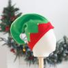 Cap Red Green Patchwork Beanies Women Christmas Hats With Metal Bell Korean Winter Caps Velvet Hats