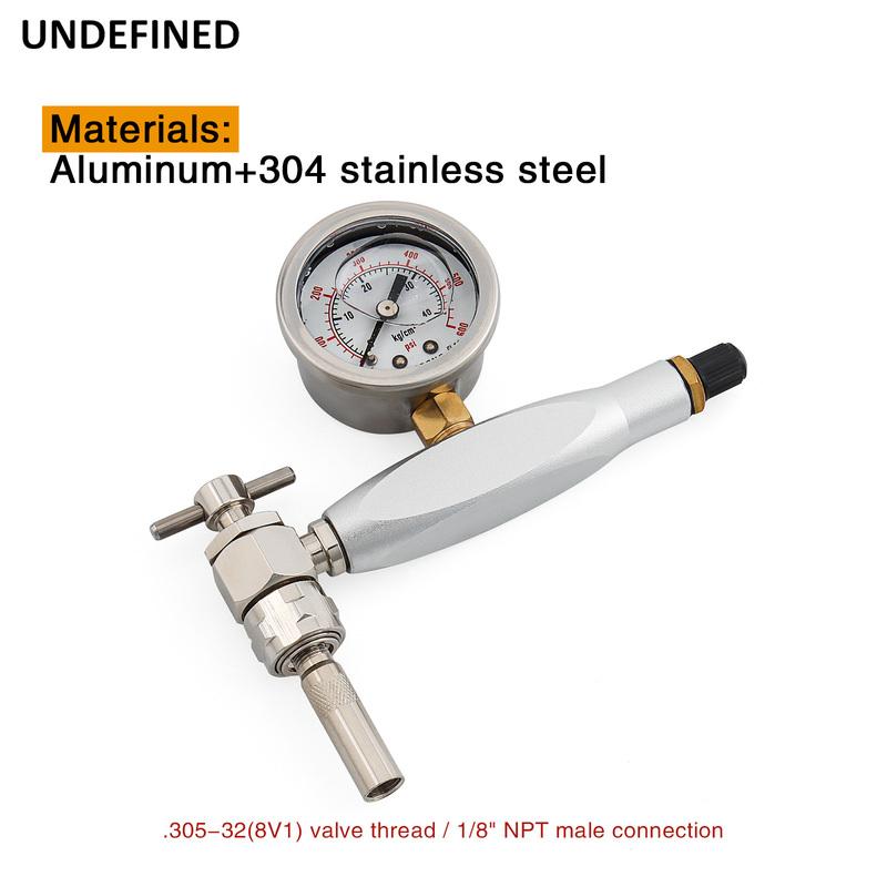 600PSI Suspension Shock Nitrogen Needle Fill Tool Kit ATV UTV For KTM Suzuki Yamaha Polaris RZR CanAm Arctic Cat Snowmobile