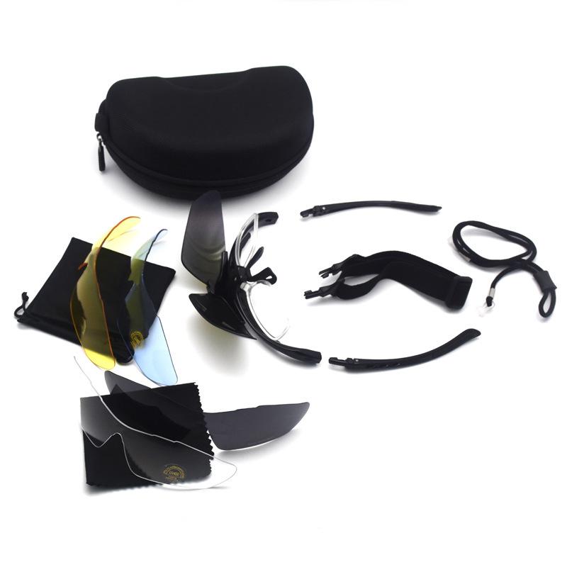 Outdoor riding glasses Classic polarized rotating bicycle goggles with myopia frame goggles set