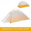 Pentru cortul Naturehike Cloud Up 2, Nailon 10D, Impermeabil, Dublu strat, Portabil, Pentru 1-2 persoane, Drumeții, Camping, Cort, Ultra-ușor