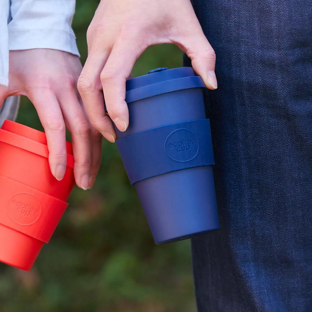 Ecoffee Cup, Reusable, Eco-Friendly, 400ml, with Saucer, 814 028