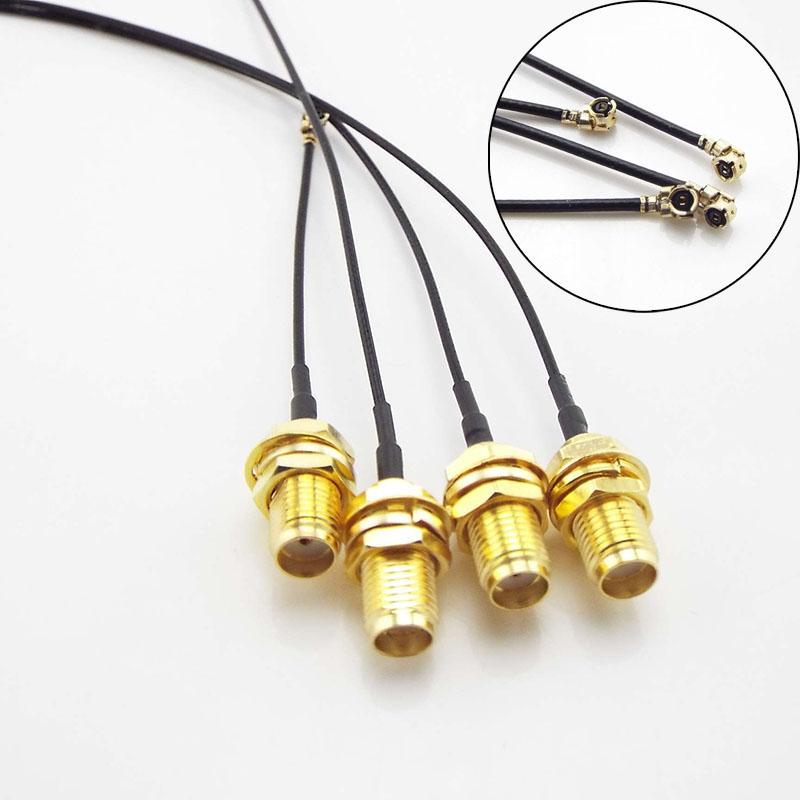 5pcs SMA Female To RP SMA Female To uFL/u.FL/IPX/IPEX UFL RG1.13mm Antenna RF Solder Cable IPX Extension Connector WiFi Pigtail Q1