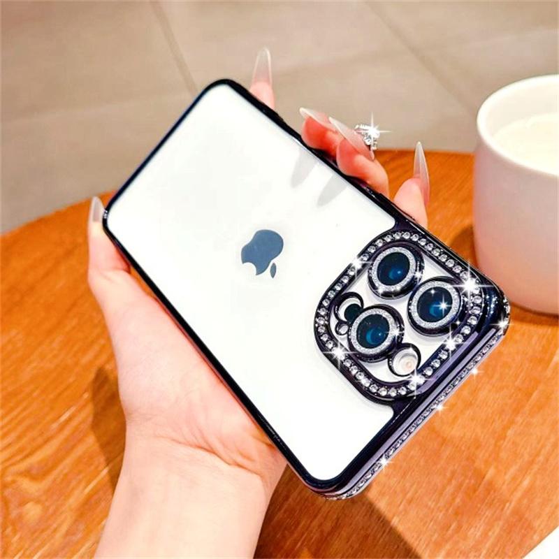 

Блестящий чехол с бриллиантами для iPhone 16 15 Pro Max 14 Plus 13 12 Обложка Samsung Galaxy S25 Edge S23 Ultra S24 FE A56 A36 A26 A16 A55 A35 A25 A15 A54 A34 A14 iPhone 12 чёрный