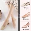 LANGSHA Women's Ultra-Thin Mid-Calf Silk Stockings