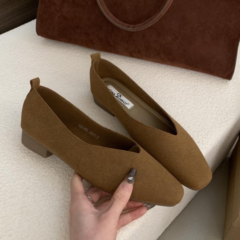 

Fashion Bailamos 2025 Spring New Brand Women Flats Round Toe Shallow Slip On Ladies Casual Ballet Shoes Soft Leather Eelgant Balle Shoes 39