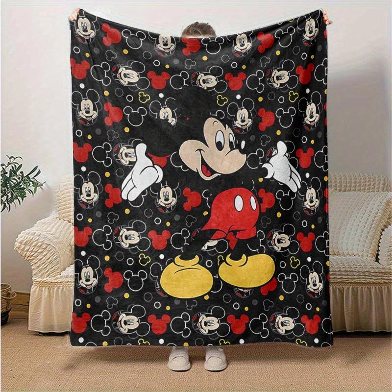 1pc, Cozy Mickey Mouse Home Decor Blanket: Perfect Gift for Bedroom, Living Room, Travel, Camping, Car